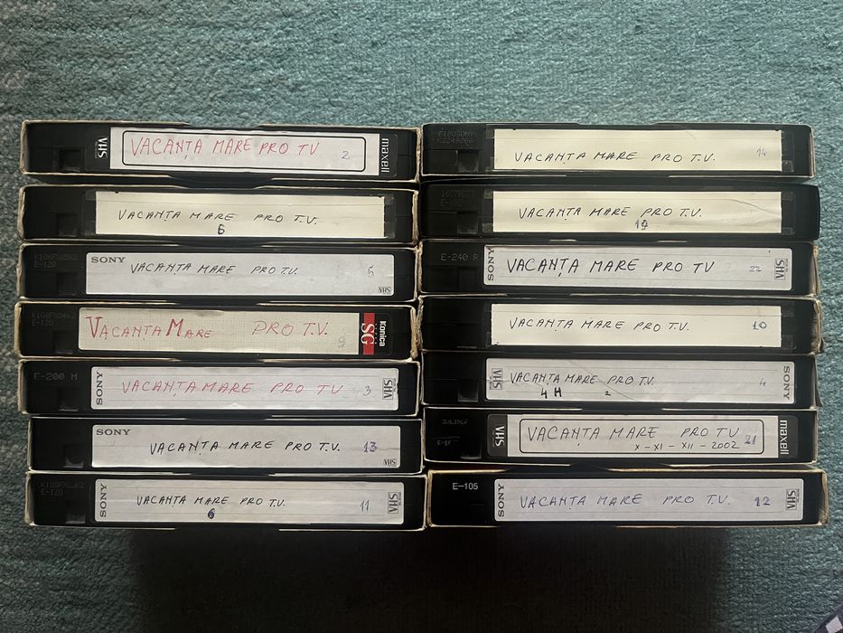 Lot 1 - Casete Video Vacanta Mare la ProTV (1999-2003)