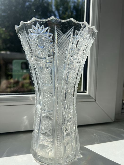 Vaza din cristal masiv