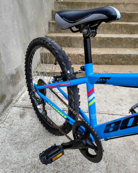 Bicicletă booster 24 turbo albastru 10+ANI