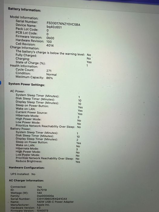 Vand/Schimb MacBook Pro 16 in M2, SSD 2Tb (!) , 271 cicluri, factura