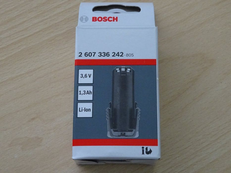 BOSCH AKKU Acumulator Baterie Li-Ion 3,6 V 1,3 Ah NOU