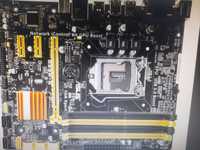 Материнская плата 1150 Asus b85m-g core i7 4770