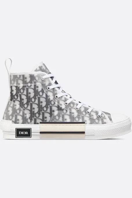 Dior B23 High / PREMIUM / ALB/ NEGRU