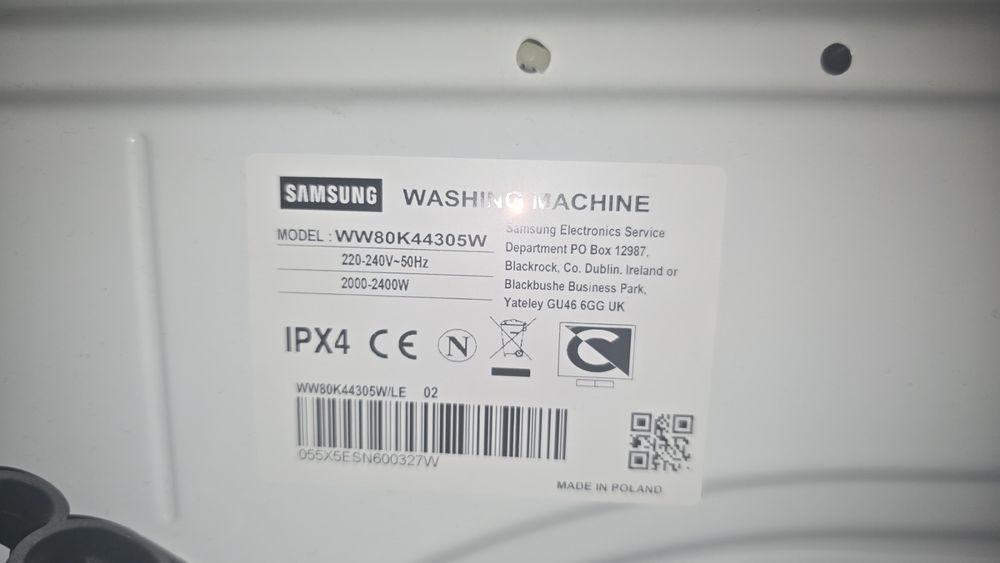 Пералня Самсунг с изгоряла платка