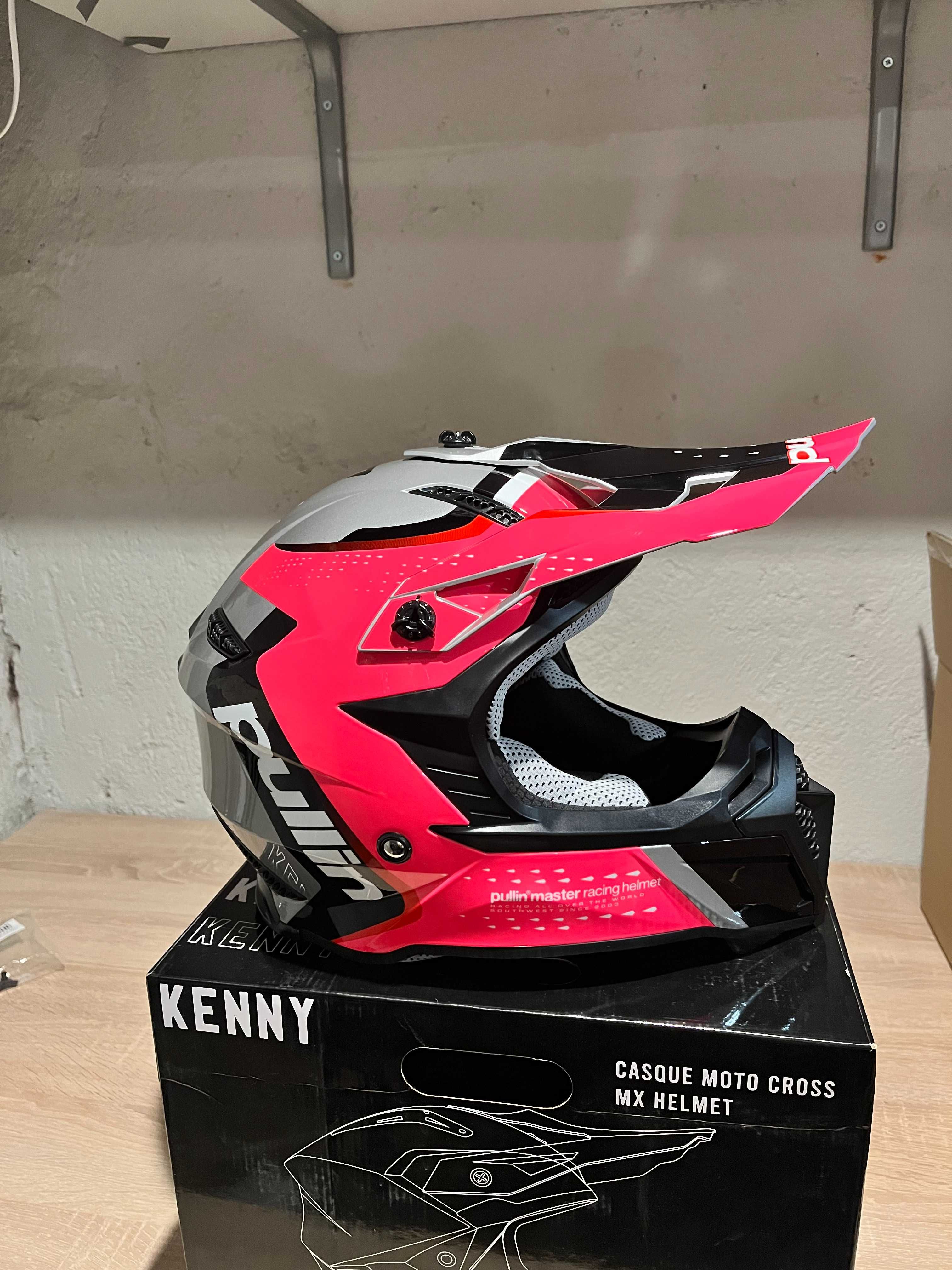 Casca moto cross enduro KENNY / PULL-IN noua M