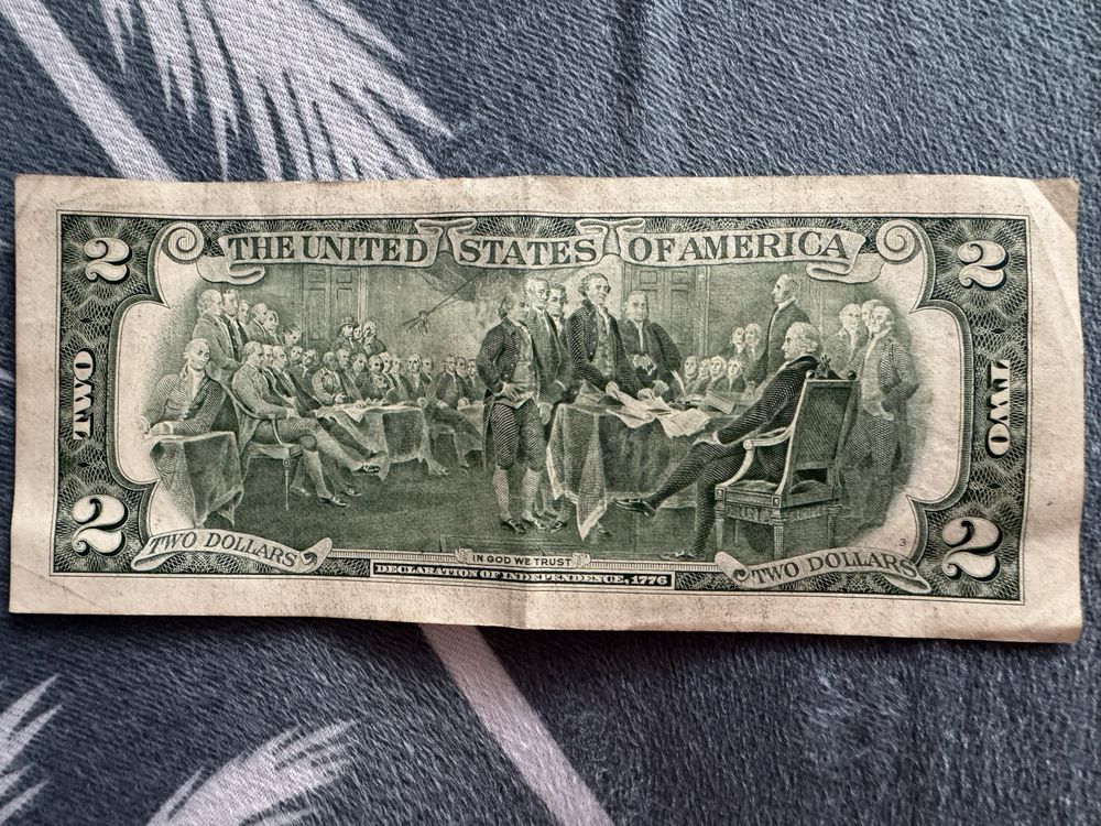 Bancnota 2 dolari colectie