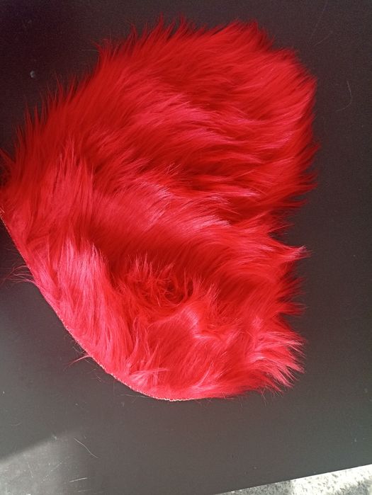 Set covorase inimioare/inimi roz-rosu pufoase copii/adolescenți