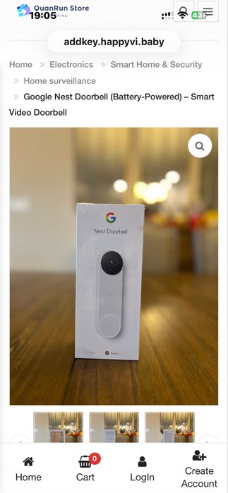 Videointerfon Google door nest