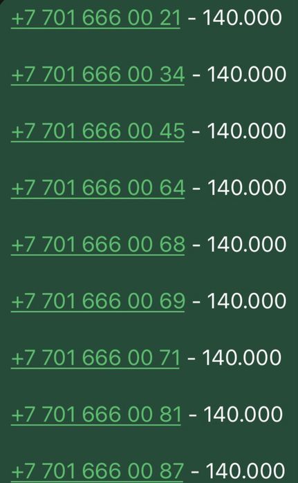 Продам VIP номера