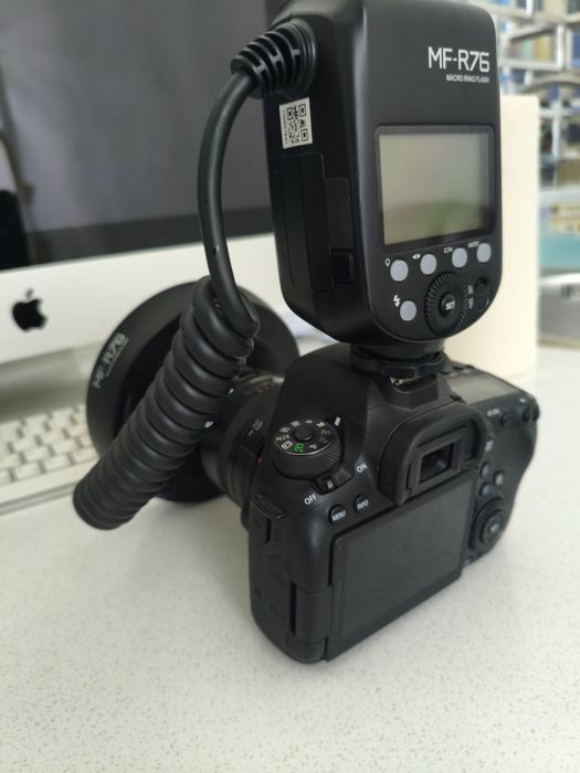 Canon 6 d mark 2 body, Ef  50 Macro obyektiv + vspishka