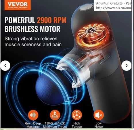Cadoul asteptat de femei seniori-Ap. masaj puternic mic portabil VEVOR