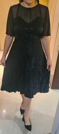 Черна рокля Kensol размер 52