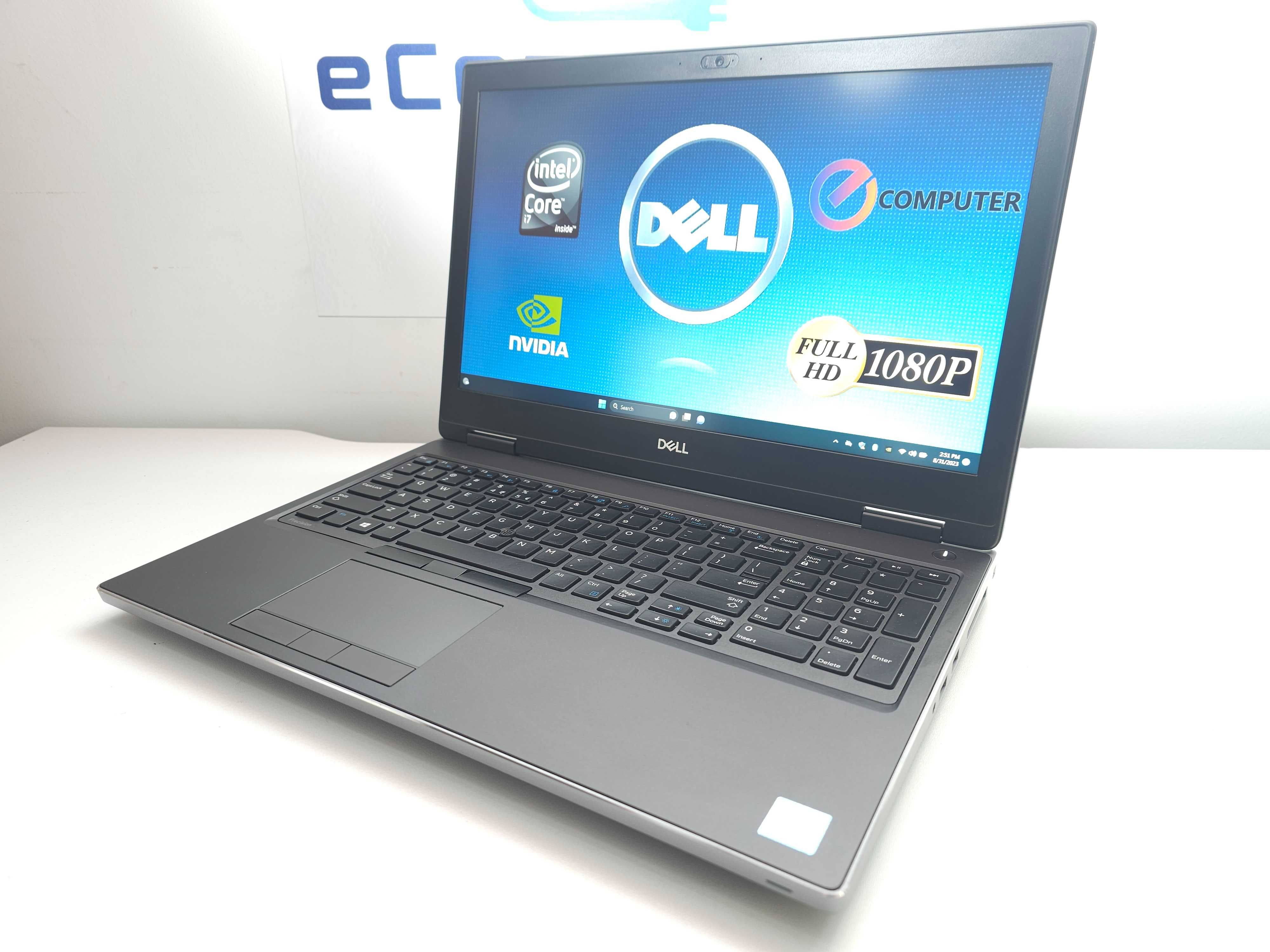 Laptop DELL Precision Workstation i7 nVidia RTX 3000 GAMING Garantie