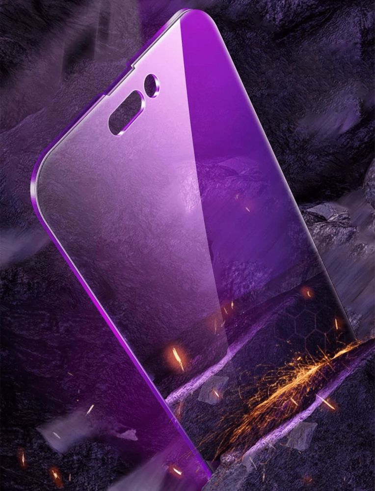 Folie privacy purple premium - protectie lumina albastra