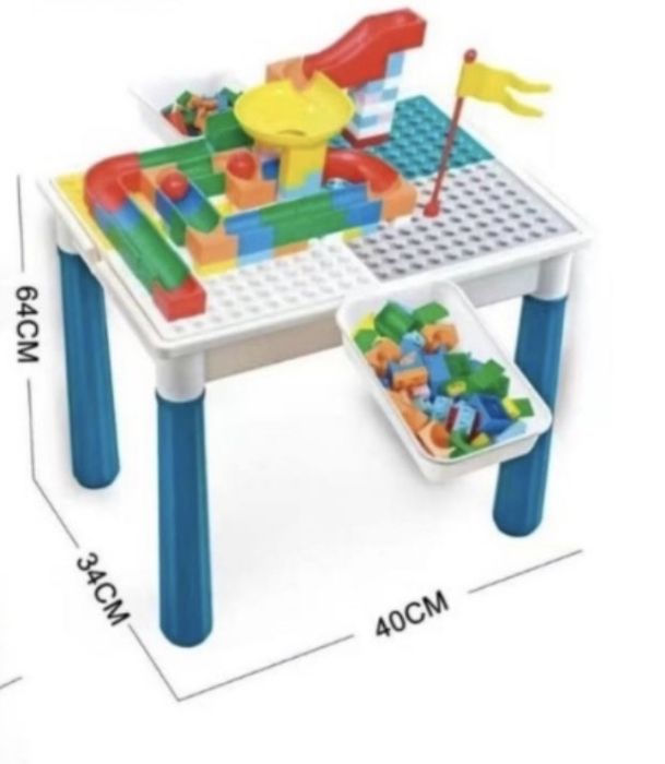 Кухня 98см стол лего, стульчик + много игрушек 15.000т