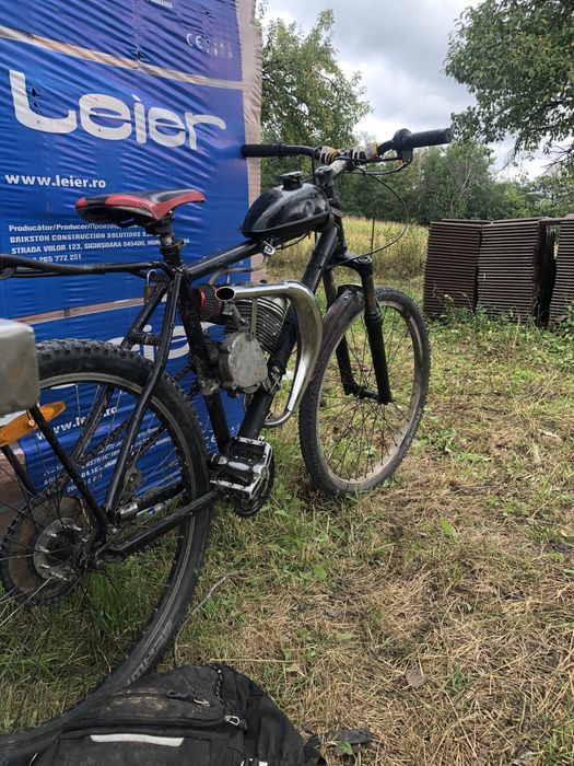 Bicicletă cu motor tuning fac schimb cu trotineta electrica