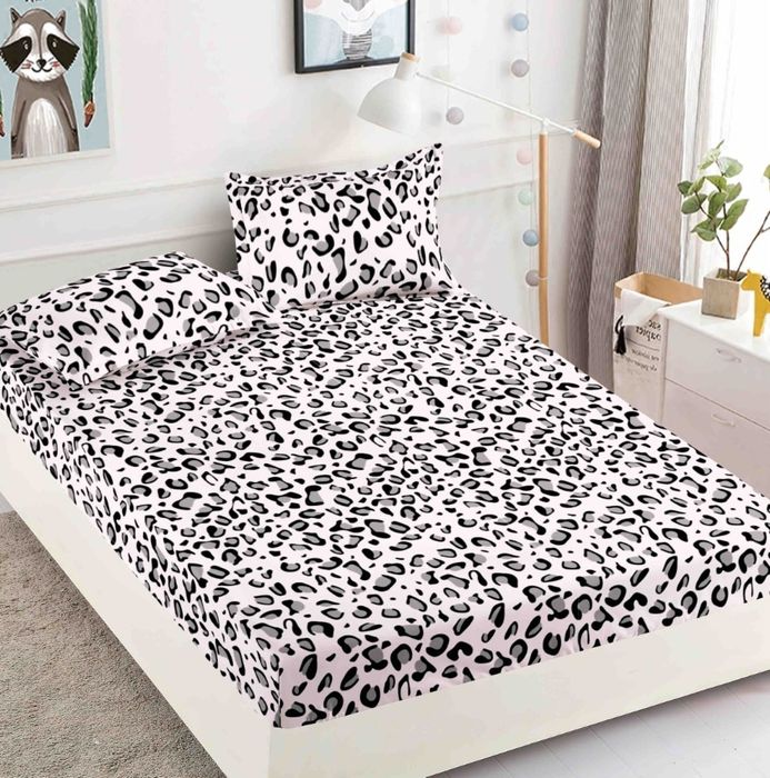 Huse finet cearceaf cu elastic 180x200 cm + 2 fete de perna