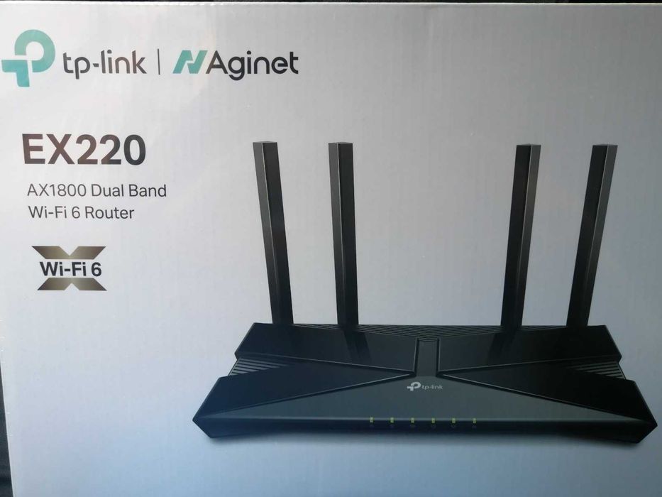 Рутер  TP-Link EX220 Нов AX1800 - Wi-Fi 6 рутер