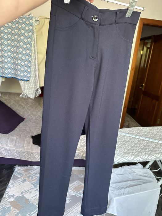 Брюки школьные девичковые GLASSMAN, на 3-4кл, почти новые