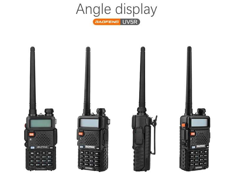 Радиостанция walkie talkie Baofeng UV5R 5W и 8W ВНОСИТЕЛ radiostation