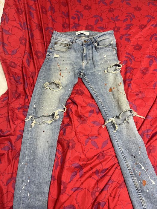 vand blugi skinny bershka