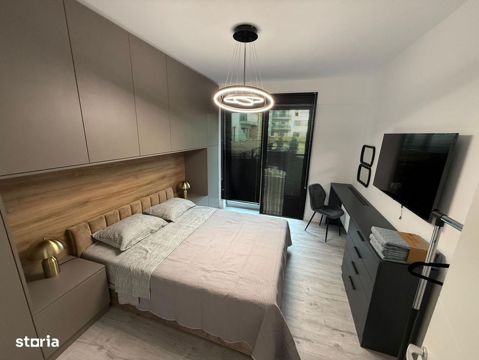 APARTAMENT 2 CAMERE - chirie - etaj1 -balcon -PARCARE SUBTERANA - 520€