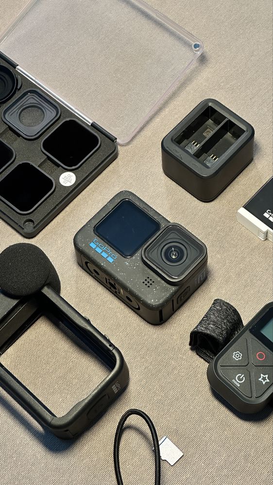 GoPro Hero 12 Black + Volta + Media Mod + Smart Remote + MicroSD 256GB