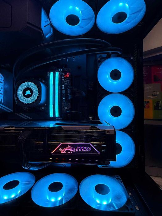 PC TOP Ryzen 9 9950x3d, RTX 5090, 48GB RAM/ SSD 4TB, TRYX LUCA,AIO,TVA