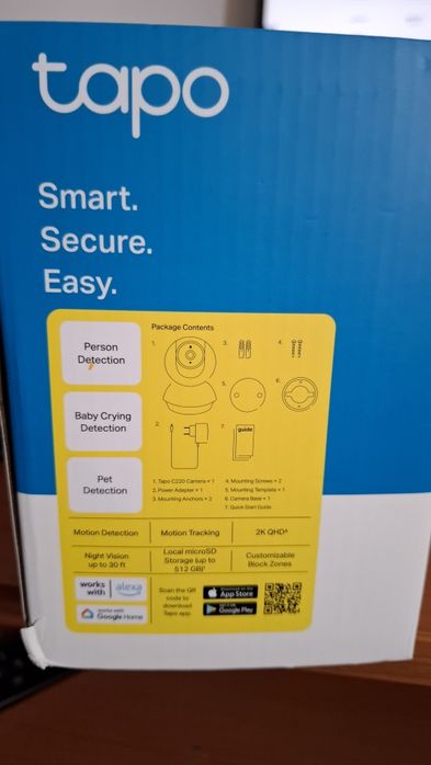 Vând camera tapo c210 2k uhd