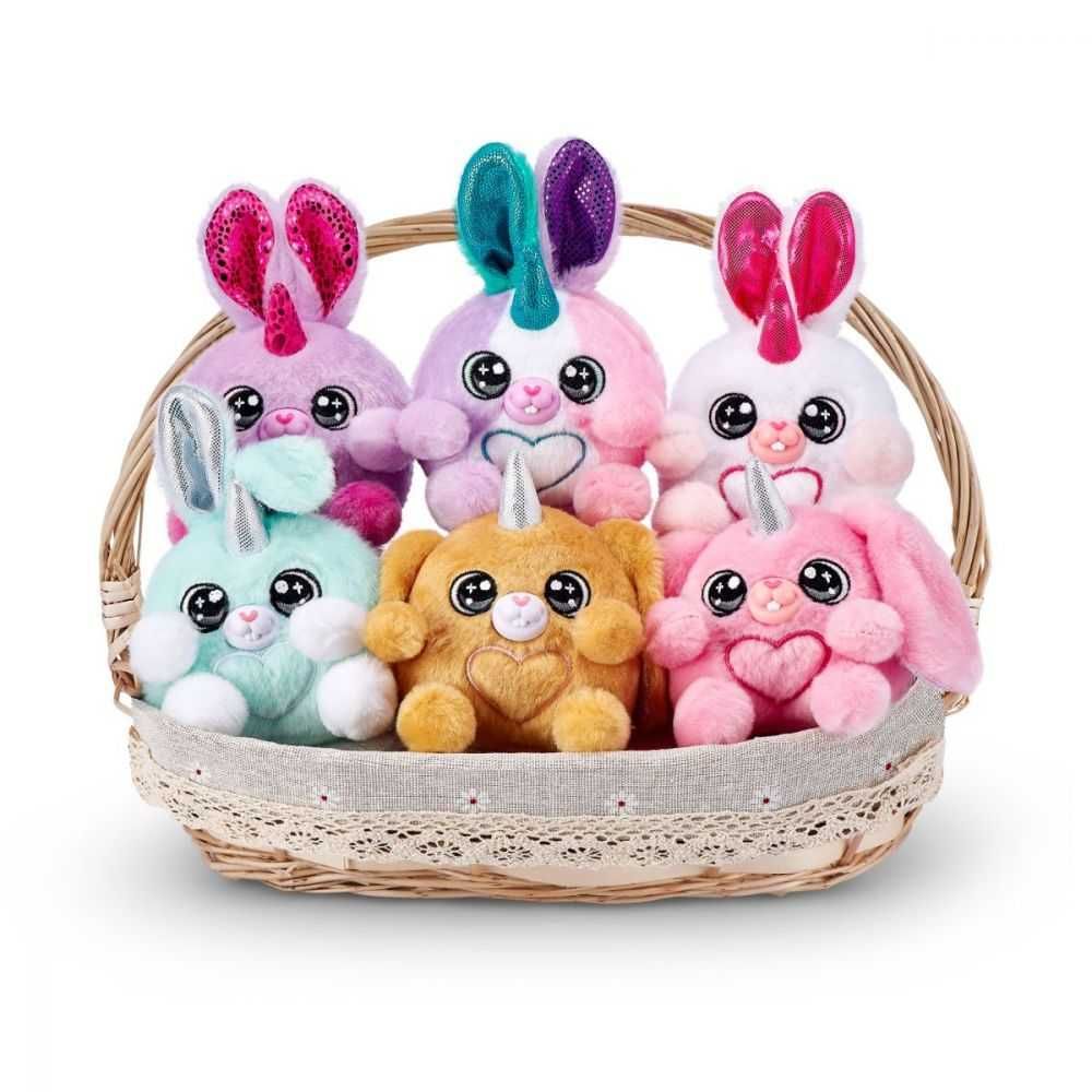 Плюшена играчка Зайче Bon Bon с изненади Zuru Rainbocorns
