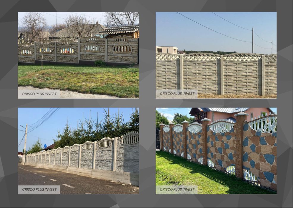 Gard beton prefabricat