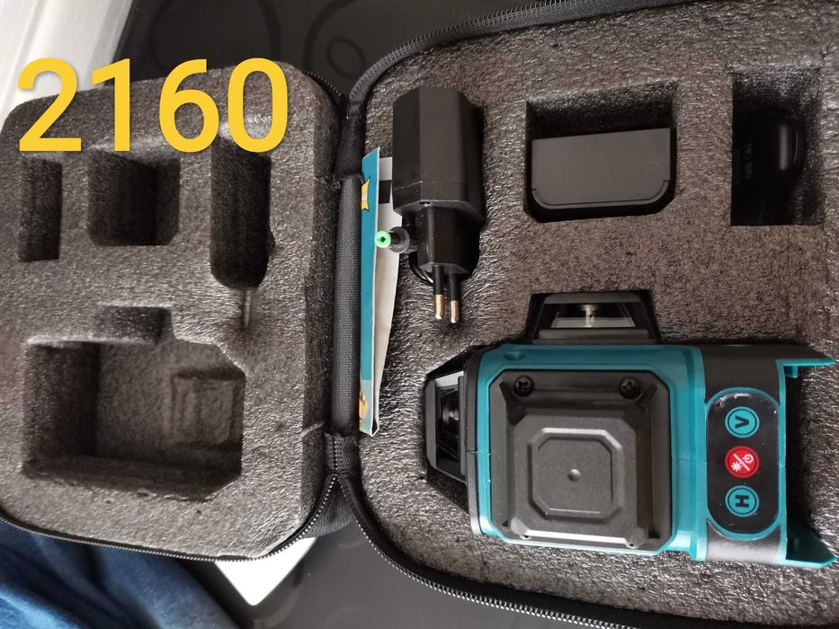 Nivela laser 4D-360° 16linii+AUTONIVELARE+Acumulator+telecomanda®