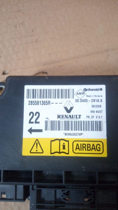 calculator airbag renault megane 3 285581365r