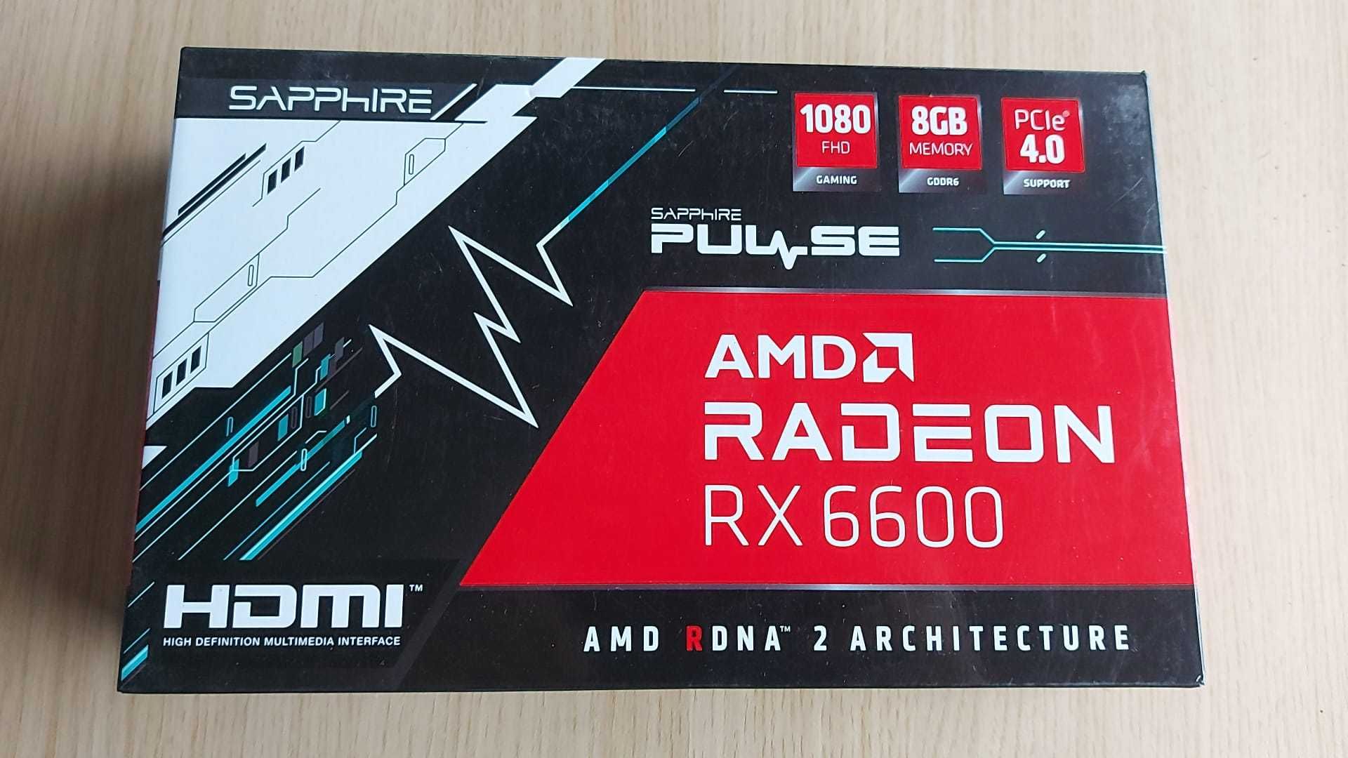 Placa video Saphire Pulse RX 6600  8GB GDDR6 , CUTIE , GARANTIE