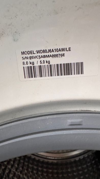 Pentru piese - Vand masina de spalat rufe cu uscator Samsung WD80