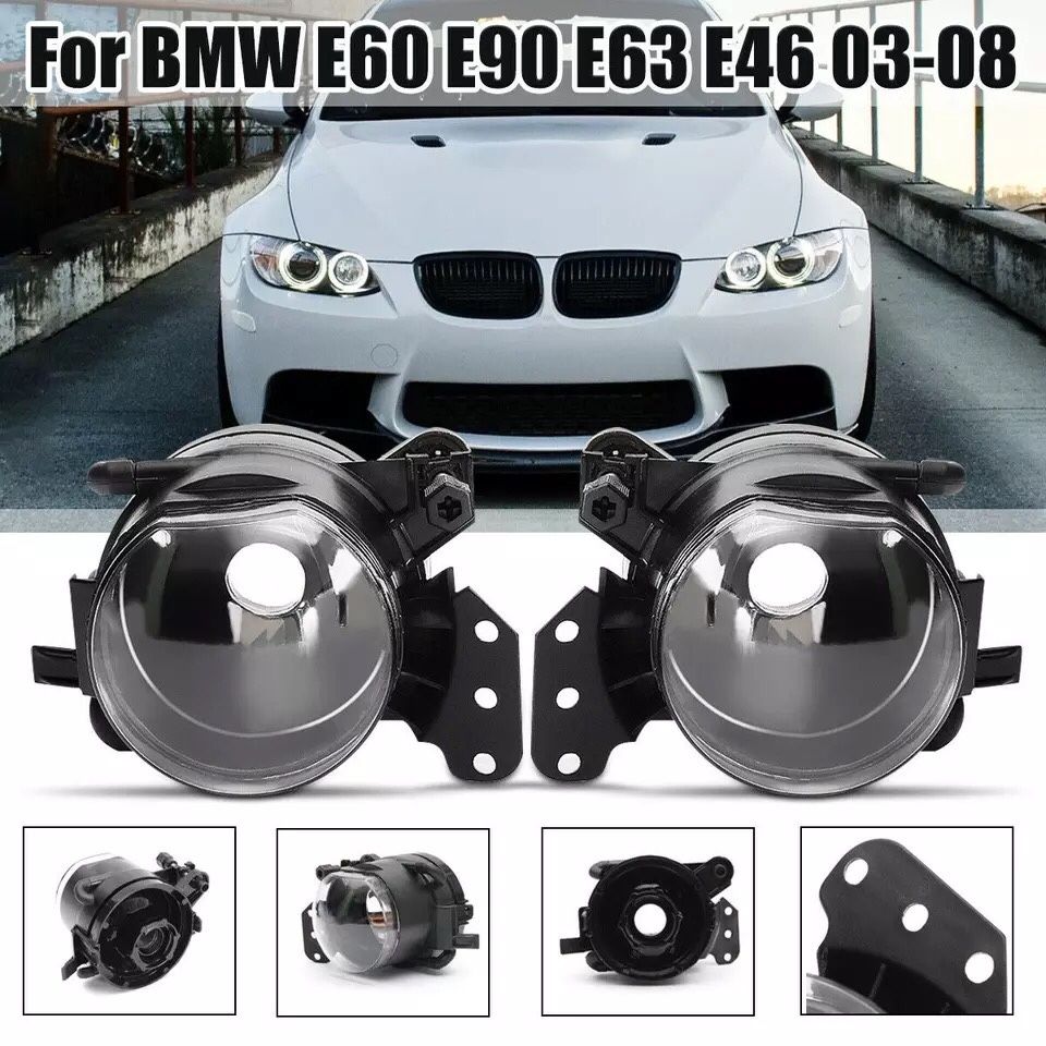 092 Халогени BMW E60 E61 E90 E91 E46 Лед фар LED бмв броня халоген