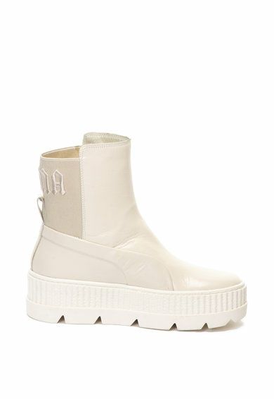 Ghete Chelsea de piele, fa Puma x Fenty.Gh