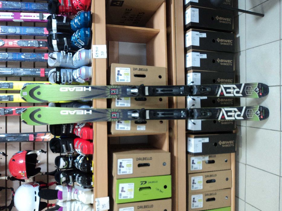 Не новые горные лыжи HEAD м-ль ERA 3.0 170 см с кр-ми TYROLIA 10,