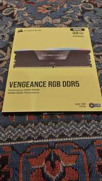 Новая память CORSAIR Vengeance RGB 32GB (2 x 16GB) DDR5 6000 mt/s.