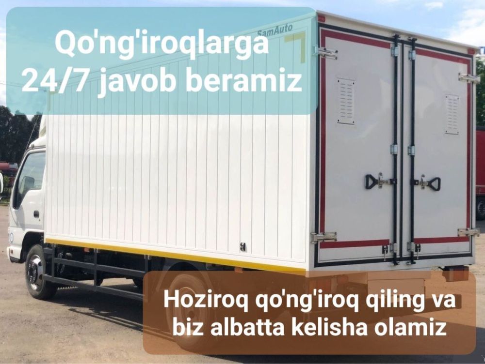 Isuzu xizmati Yuk tashish Yetkazib berish Yuk ko’taruvchi 24/7