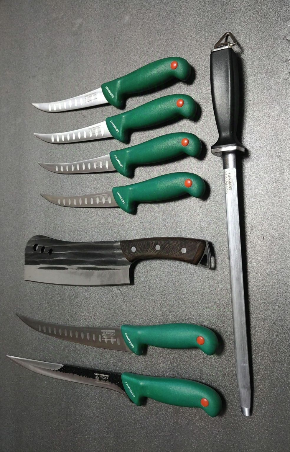 Set Cutite Macelarie 8 Piese Germany GREEN