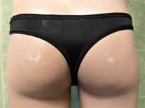 Chiloti tanga sexy/senzuali fete/femei semitransparenti negru m.S(noi)