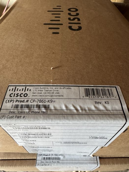 Ip телефон Cisco cp-7861-k9=