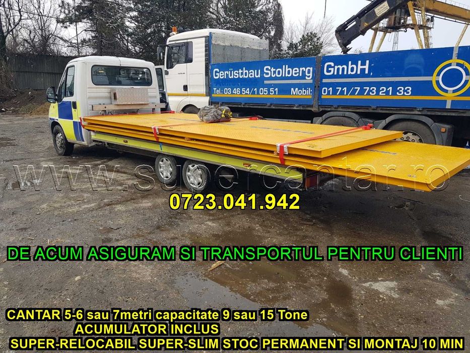 Cantar auto NOU super-relocabil