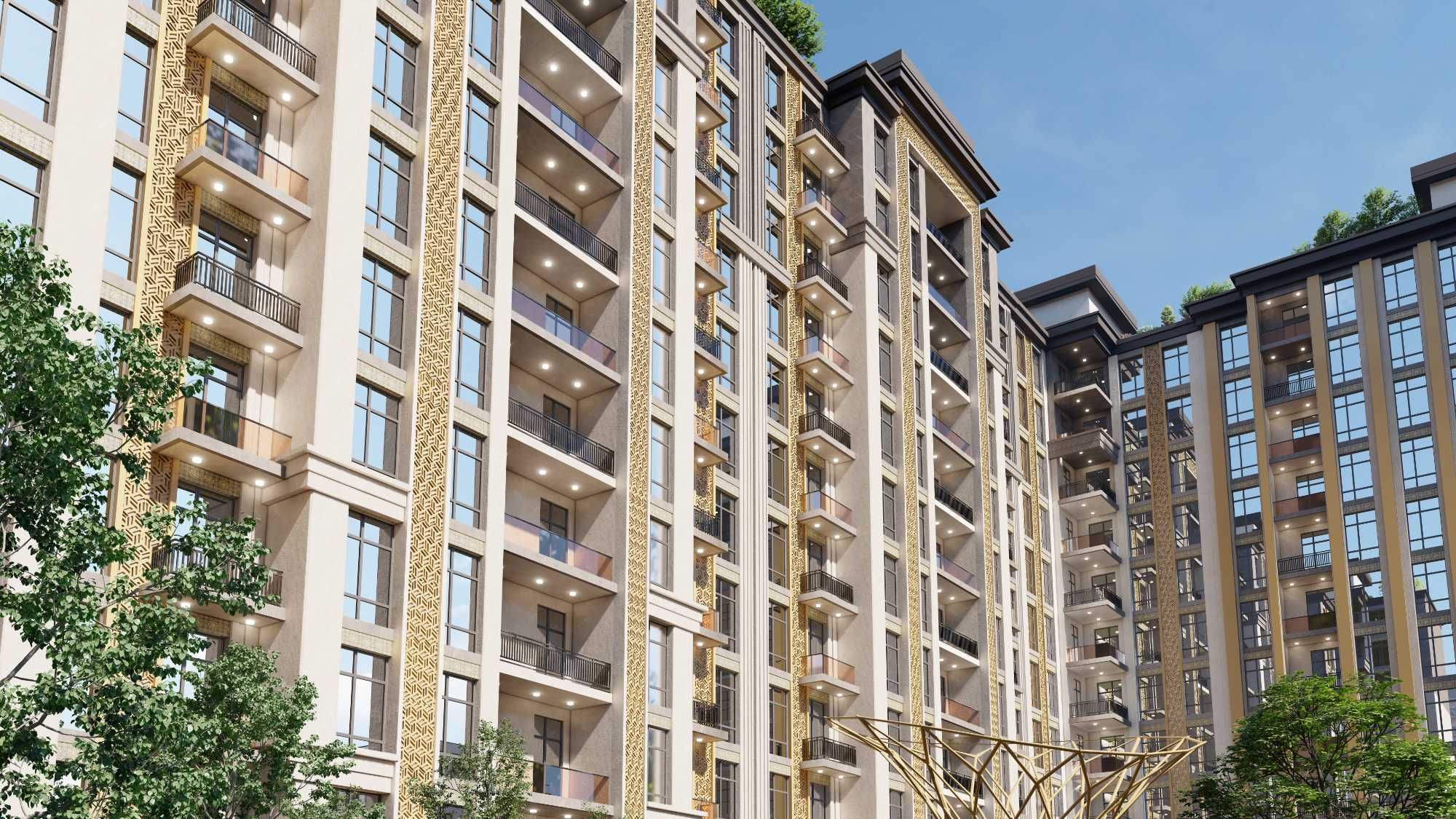 Продаётся 3-ком квартира в ЖК "SAYRAM PLAZA" пушкинская