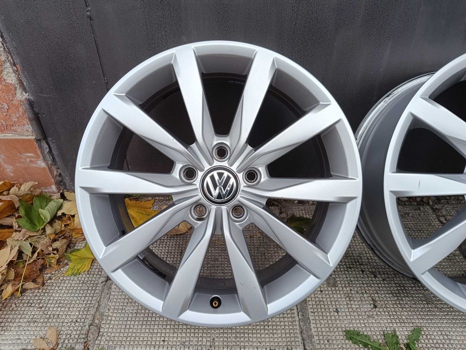 ОРИГИНАЛНИ джанти 17 ' цола VW Golf 7 DIJON / ГОЛФ 7 5x112 57,1 ET 48