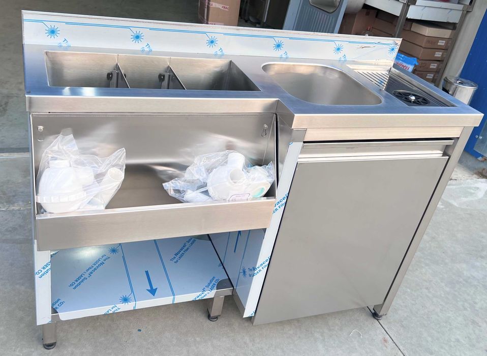 Hota inox 2x0.7m cu motor extern 2500 mc/h, transport inclus