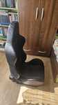 Scaun de masina piele negru