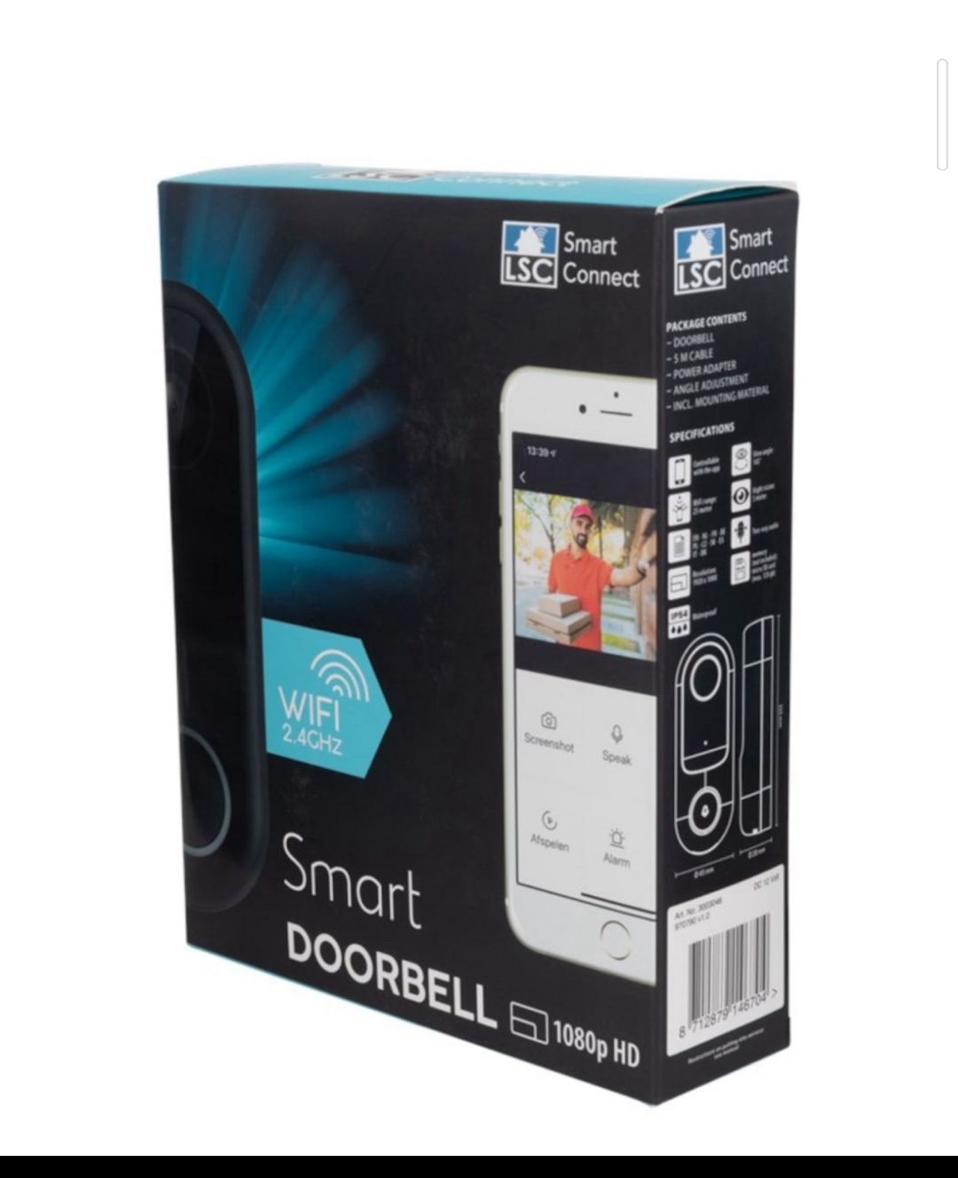 Sonerie video doorbell Smart WIFI 2,4Ghz