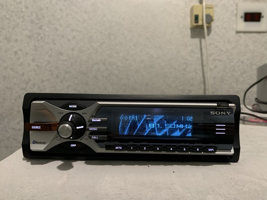 Авто Cd Sony Bluetooth Графики